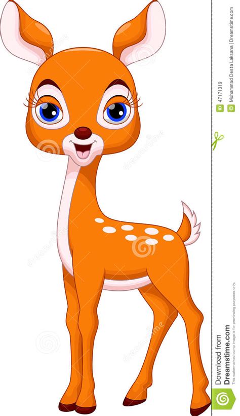 Cute Deer Cartoon Stock Illustration Illustration Of
