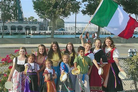 The Italian Cultural Societys Childrens Folk Dance