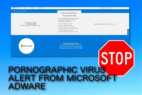 Remove Pornographic Virus Alert From Microsoft Virus Malware Guide