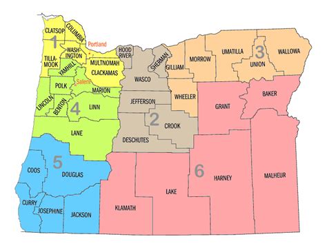 Oregon Districts Clackamas County Oregon Ares