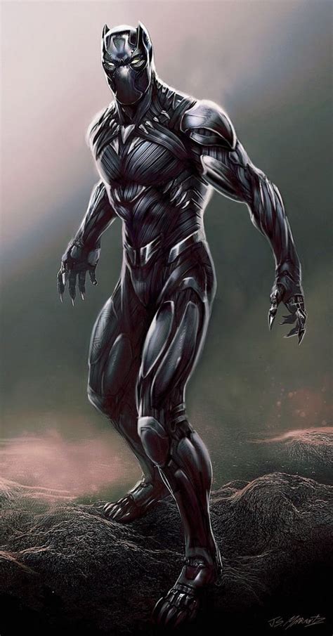 Striking Black Panther Concept Art From Marvels Civil War