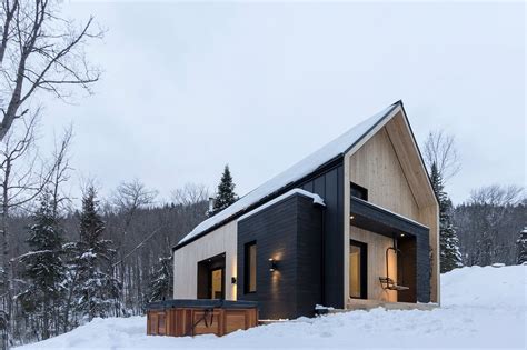 Scandinavian Architecture In Canadian Forest Gessato