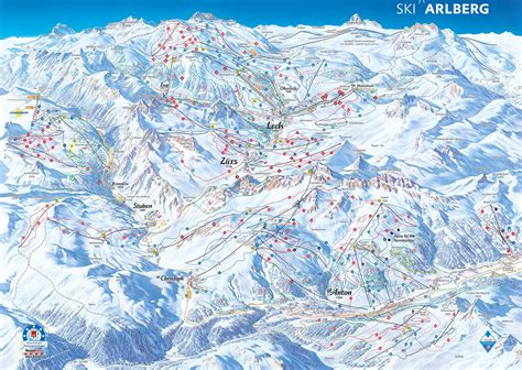 Arlberg Piste Map J2ski