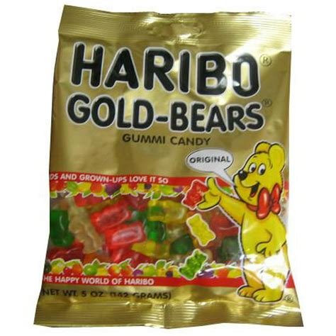 Haribo Gold Bears Gummi Candy 5oz 142g