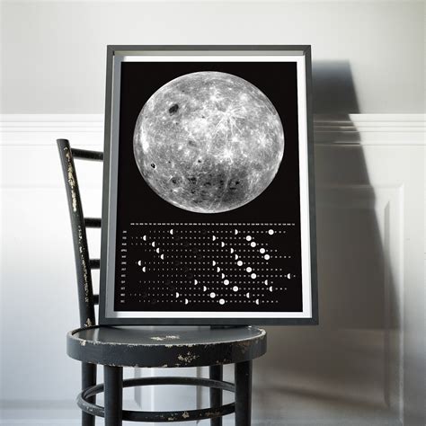 Moon Giant Calendar Customize And Print