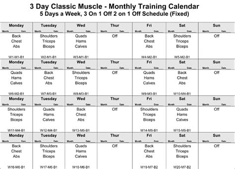 6 Day Gym Workout Schedule With Images Pdf Eoua Blog