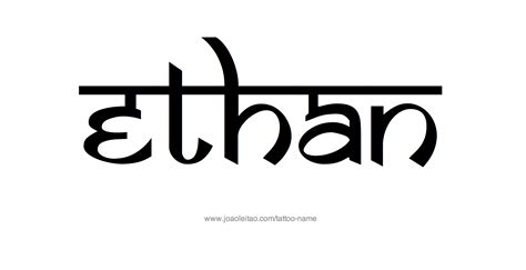 Https://wstravely.com/tattoo/ethan Tattoo Name Design