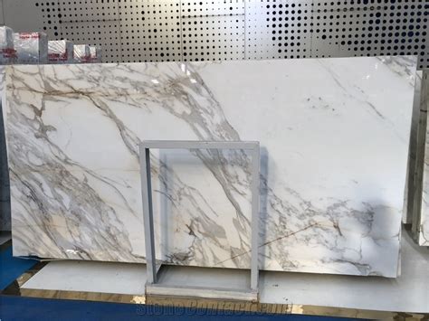 Carrara White Marblecalacatta Gold Marble Slabs From China