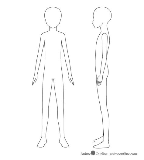 How To Draw Anime Body Step By Step Boy Pin On Piirtämis Ideoita