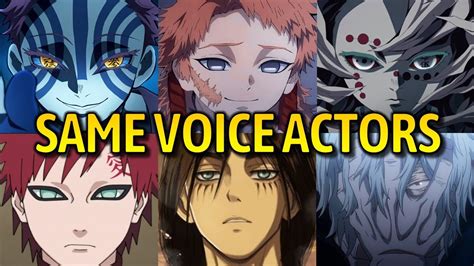 Demon Slayer Characters Japanese Dub Voice Actors In Other Anime Part 2