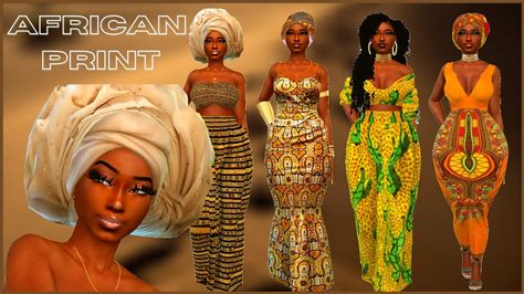 Sims 4 Cc African Clothes