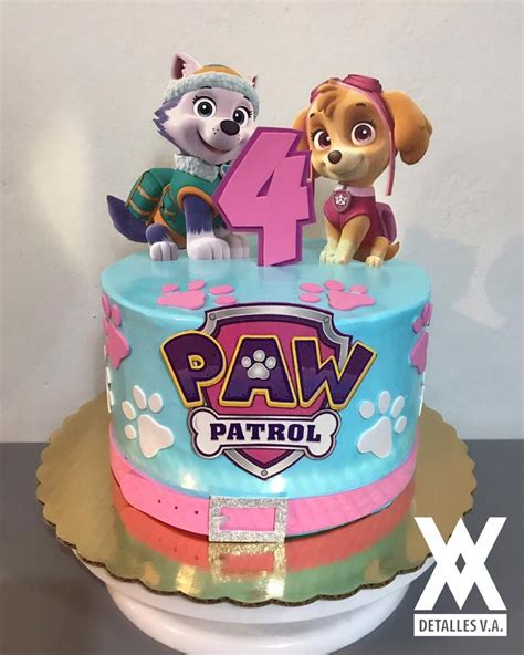 Paw Patrol Girl Cake Paw Patrol Sky Cake Girls Paw Patrol Cake Paw