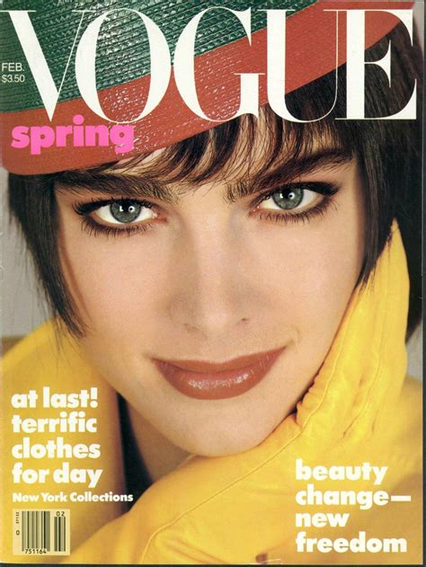 Brooke Shields By Avedon For Vogue February 1986 Brooke Shields