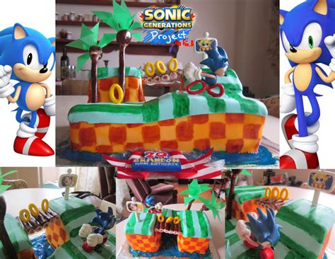 Sonic Generations Cake Project Green Hill Zone By Iluvcookiess On
