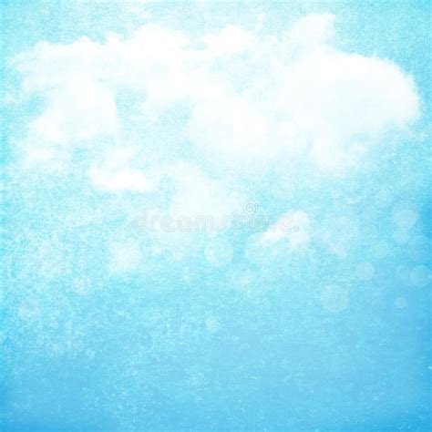 Retro Image Of Cloudy Sky Background Stock Illustration Illustration