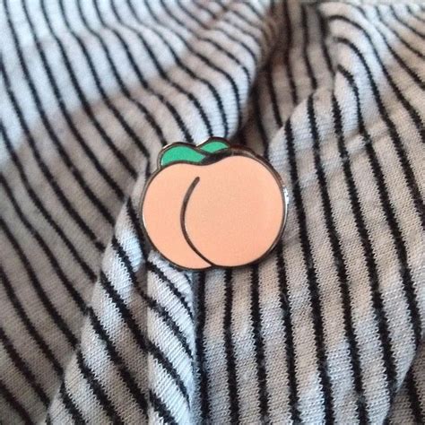 Hard Enamel Pins Available Now Via The Link In My Bio 🍑🎉 Worldwide