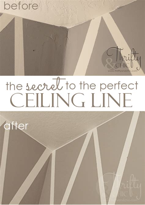 How to paint a ceiling with a roller. Thrifty and Chic - DIY Projects and Home Decor