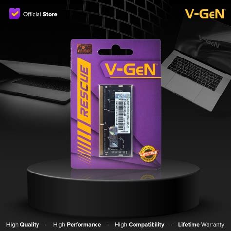 Jual V Gen Sodimm Ddr Gb Mhz Pc Vgen Ram Laptop Gb