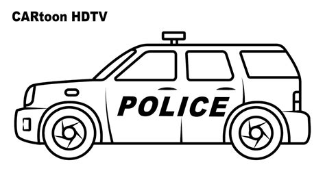 Coloring Pages Of Police Cars Worksheet24