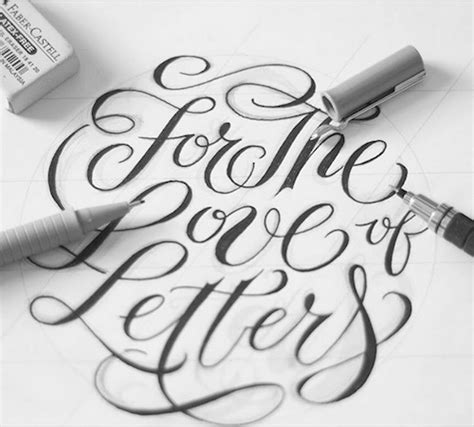 Basic Tutorial Of Hand Lettering — Know More About Lettering By