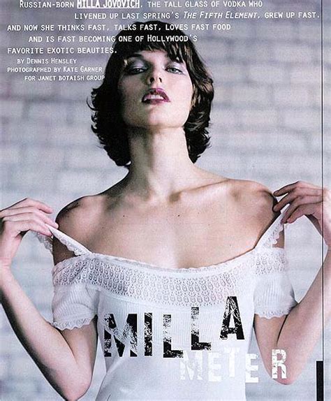 MillaJ Com The Official Milla Jovovich Website Movieline February