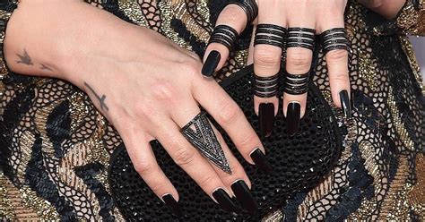 Celebrity Red Carpet Nails 2015 Popsugar Beauty Australia
