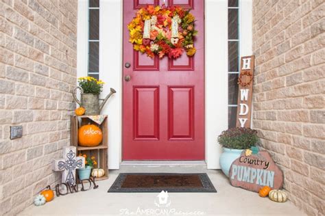 Ideas For Decorating A Small Front Porch For Fall The