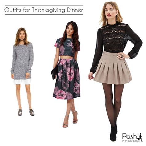 3 Stylish Outfits For Thanksgiving Dinner Posh In Progress