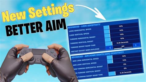 Best Controller Settings In Fortnite Best Console Settings For Ps4