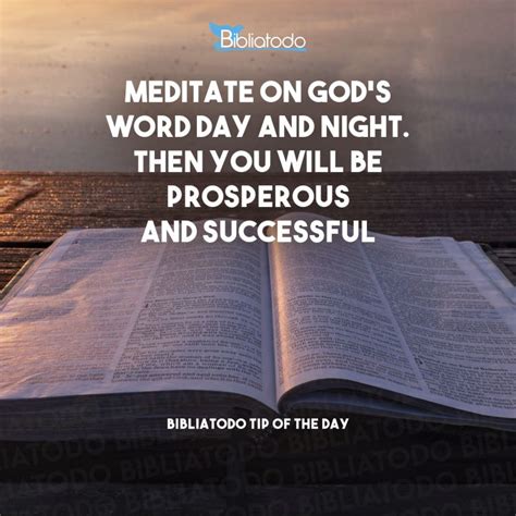 Meditate On Gods Word Day And Night Christian Pictures