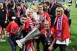 Antoine Griezmann celebrando con su familia la Europa League 2018 - La ...