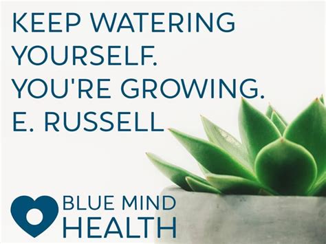 Blue Mind Magnet Keep Watering Yourself Youre Growing Etsy