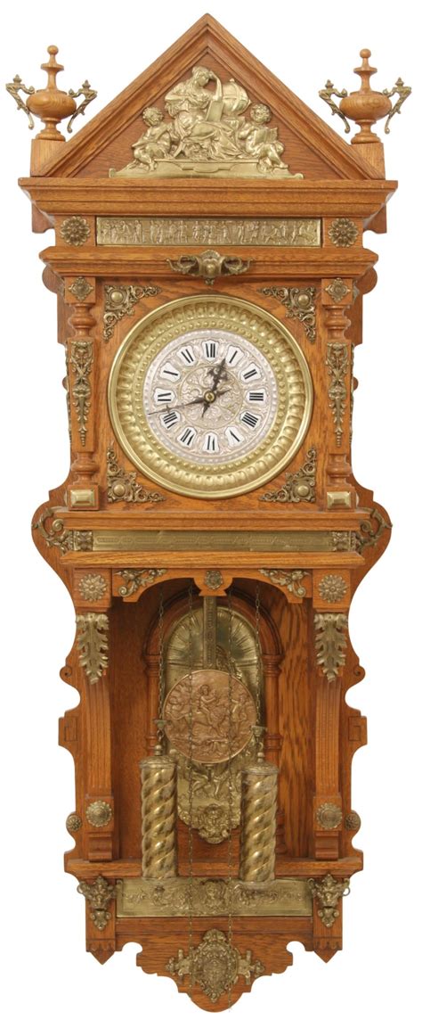 Lot Ansonia Antique Hanging Wall Clock