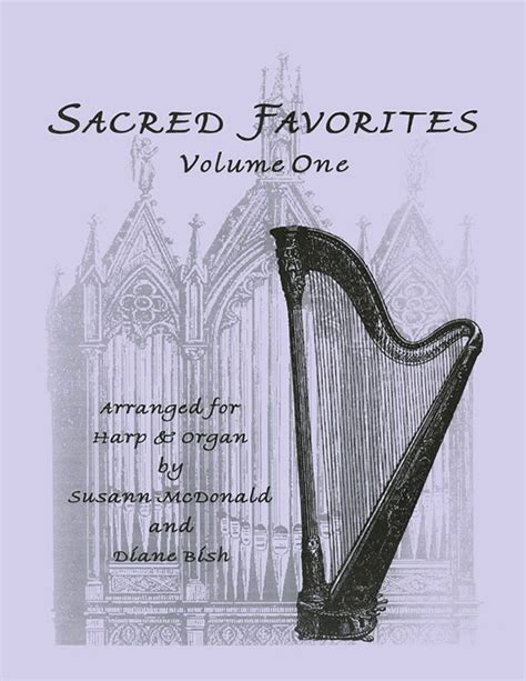 Harp Sheet Music Sacred Favorites Vol I Harp And Organ By Mcdonald