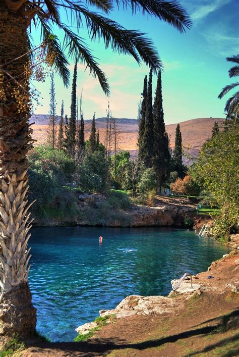 Thermal Lake In Northern Israel Gan Hashlosha