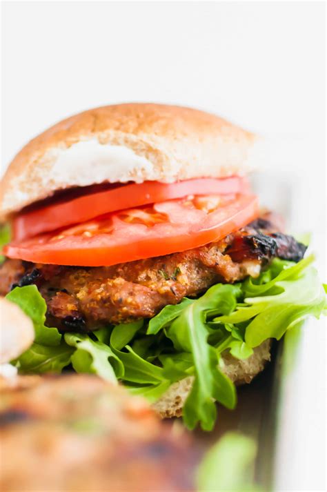 Herb Turkey Burgers With Sun Dried Tomatoes And Arugula National