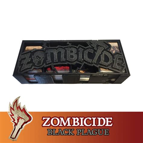 Zombicide Black Plague Card Box Magnetic Lid Board Game Etsy Canada