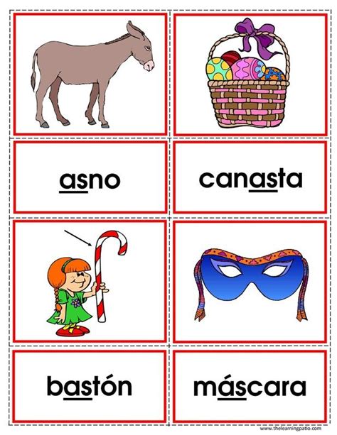 Niños desde los 6 años pueden trabajar el vocabulario, la lectura y la agilidad con las sílabas. Sílabas inversas-Charts,evaluation pages and center cards ...