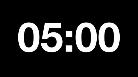 Cronômetro De 5 Minutos