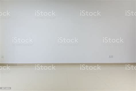 New Apartment Empty Room With White Tiled Floor Stock Photo Download