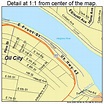Oil City Pennsylvania Street Map 4256456