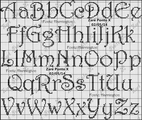 1659 Best Cross Stitch Patterns Alphabets Images On Pinterest
