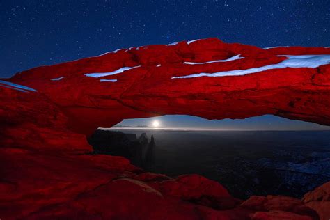 American Moonrise Photograph By Dustin Lefevre Fine Art America