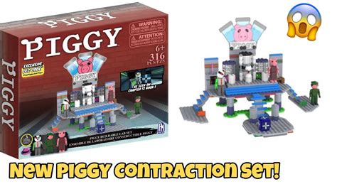 New Roblox Piggy Deluxe Laboratory Buildable Set Youtube