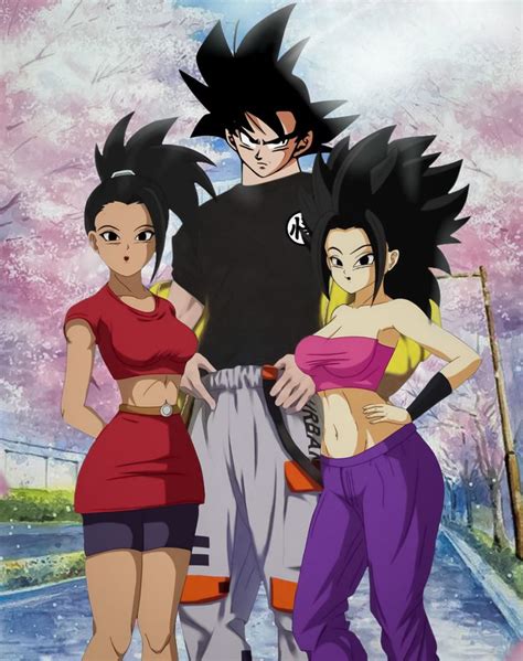 Goku Caulifla And Kale Date By Satzboom On Deviantart Anime Dragon Ball Goku Dragon Ball
