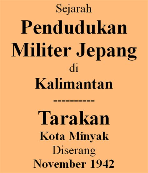 Poestaha Depok Sejarah Kalimantan 76 Awal Pendudukan Militer Jepang