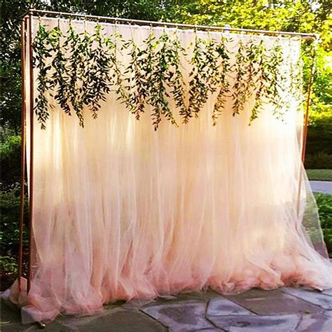 Custom Your Size Tulle Fabric Backdrop Tulle Wedding Backdrop Etsy