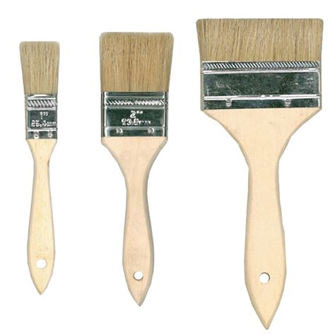 Paint Brush Wooden Handle Multiple Sizes Envirosystems