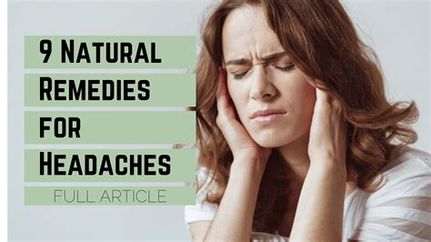 9 Natural Remedies For Headaches Michael Henri