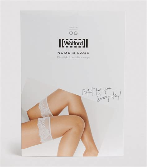 wolford beige nude 8 lace stay up stockings harrods uk